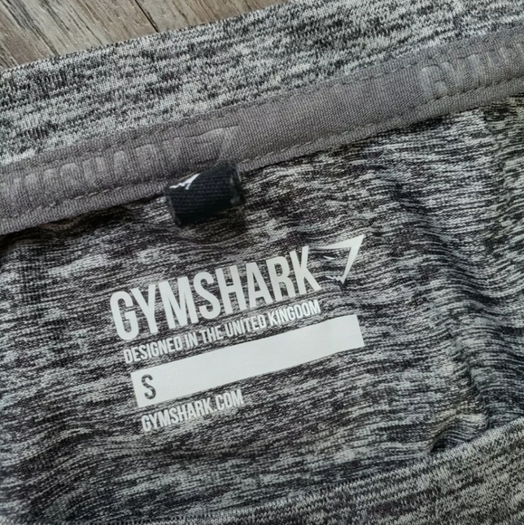 Gymshark Heather Gray Toggle Drawstring Waist Cropped Long Sleeve Athletic Top S - Picture 10 of 11